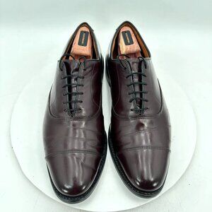Allen Edmonds Park Avenue Men Size 9D Brown Leather Cap Toe Oxford Dress Shoes